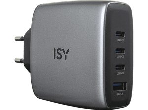 Ładowarka sieciowa ISY IAC-5140-GY 140W Szary