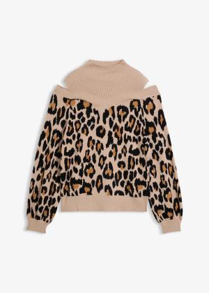 Sweter z odsłoniętymi ramionami