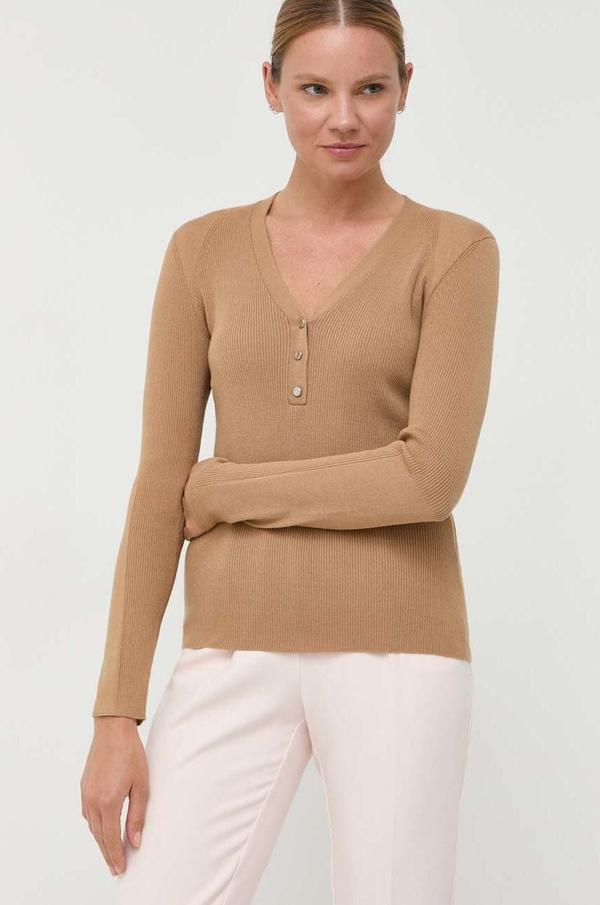 BOSS sweter z domieszką wełny