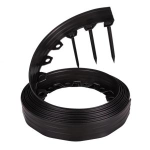 Obrzeże ogrodowe trawnikowe tworzywo sztuczne 10m czarny 6cm