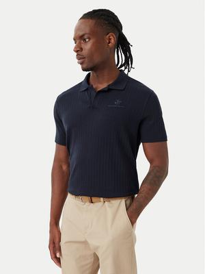 Beverly Hills Polo Club Polo P-SS26M-P2802 Granatowy Regular Fit