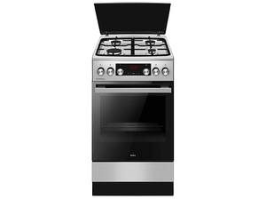 Kuchnia gazowo-elektryczna AMICA 523GES3.33PAHZPTSDPA(XX) Pizza Steam Srebrny