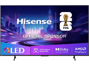 Telewizor QLED HISENSE 75E7Q Pro 75" 4K 144Hz VIDAA Smart OS Al Upscaler Czarny