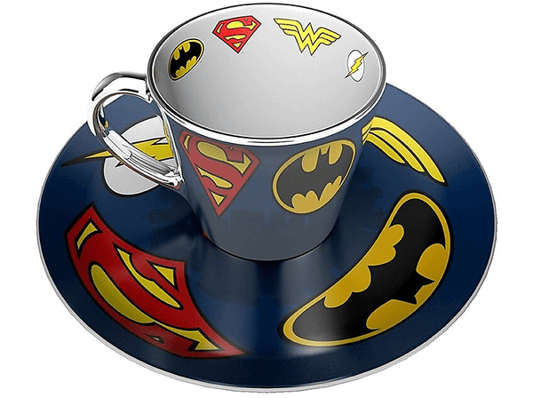 Kubek z podstawką ABYSTYLE DC COMICS Mirror Logo