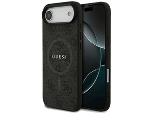 Etui GUESS 4G Ring Classic Logo MagSafe do iPhone 17 Air Czarny