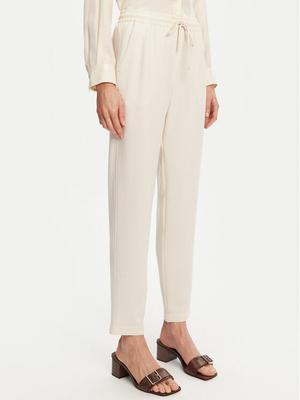 Marella Spodnie dresowe Abitata 2513131045 Écru Regular Fit
