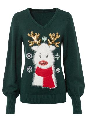 Cienki sweter z miękkiej mieszanki wiskozy