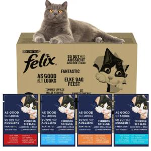 Felix Fantastic Karma dla kotów w galaretce 10,2 kg (120 x 85 g)