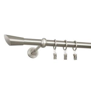 Karnisz pojedynczy 19 mm Skorpio 160 cm srebrny Bojanek