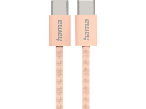 Kabel USB-C HAMA Data Fabric 1m Pomarańczowy