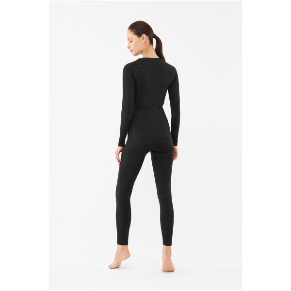 VIKING Bielizna damska zestaw Gaja Set Bamboo czarna (L)