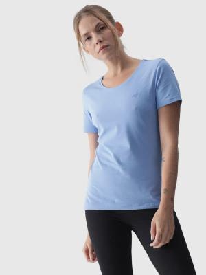 4F T-shirt damski F1845 niebieski (XS)