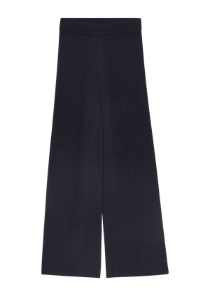 Spodnie z dzianiny Wide Leg z zaszewkami