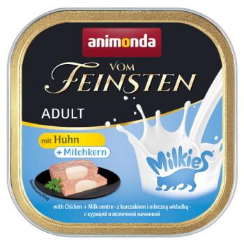 animonda Vom Feinsten karma mokra dla kota, Adult, z mlecznym nadzieniem 32x100g z kurczakiem i nadzieniem mlecznym