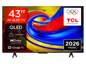 Telewizor QLED TCL 43P7L 43" 4K Google TV Dolby Vision Czarny