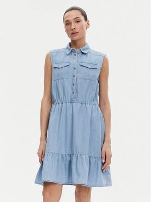 Gaudi Sukienka jeansowa 511BD16002 Niebieski Regular Fit