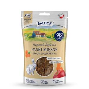 Baltica Przysmaki Paski Mięsne Królik z Marchewką 90g