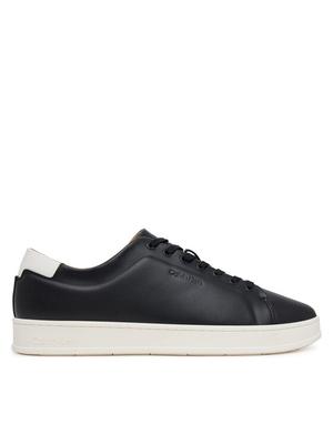 Calvin Klein Sneakersy Pure Low Laceup Cupsole Hf Lth HM0HM01859 Czarny