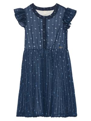 Guess Sukienka elegancka J6RK13 WA2T0 Granatowy Regular Fit