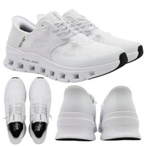 BUTY SPORTOWE SKECHERS MĘSKIE WYGODNE LEKKIE BIAŁE 232930/WHT r. 44