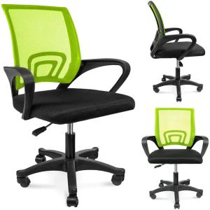 KRZESŁO biurkowe na kółkach OBROTOWE do biurka fotel SMART biurowy JUMIhome