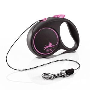 Flexi Black Design Linka różowy XS, 3 m, 8 kg