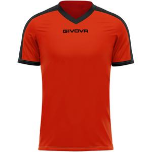 GIVOVA koszulka sportowa męska t-shirt treningowy MAC04 czerwona (S)