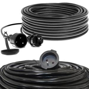 PRZEDŁUŻACZ BUDOWLANY OGRODOWY 3 x 2,5mm 50m GRUBY