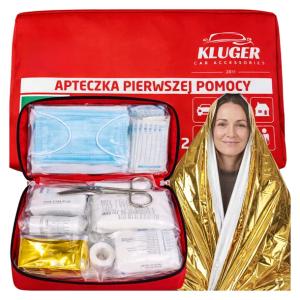 Apteczka Samochodowa Pierwszej Pomocy DIN13164 Komplet EU Ważna do 05.2031