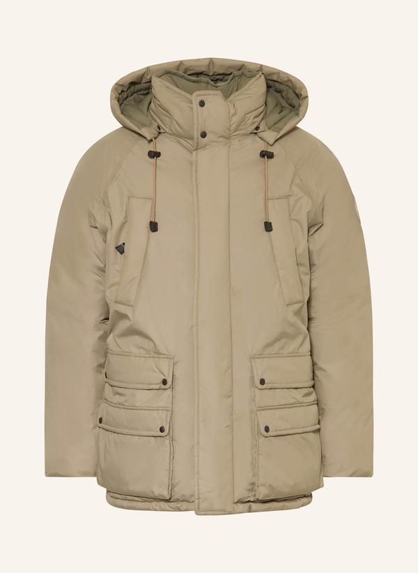 Napapijri Parka A-Gail Dwustronna Z Odpinanym Kapturem beige