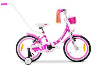 Rower dziecięcy 18" TABOU MINI purpurowy - biały R25