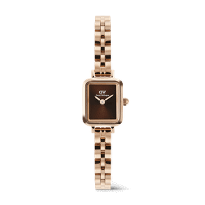 Daniel Wellington DW Watch Quadro Mini Arch 3-link Amber Sunray Rose Gold 15.4X18.2mm