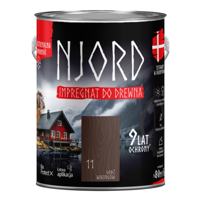 Impregnat do drewna łódź Wikingów 5 l Njord
