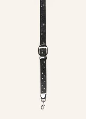 Marc Jacobs Pasek Na Ramię Z Nitami schwarz