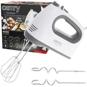 MIKSER RĘCZNY 750W 5 BIEGÓW TURBO Robot kuchenny 4 mieszadła długie 21cm