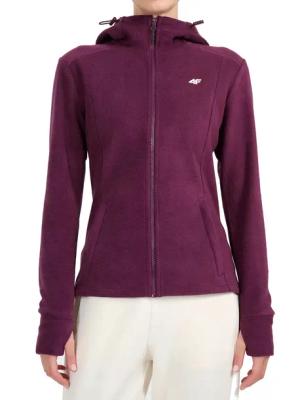 Damski polar 4F bluza polarowa FLEF478 60S burgund M