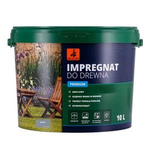 Impregnat akrylowy do drewna PREMIUM 10 l szary Dragon