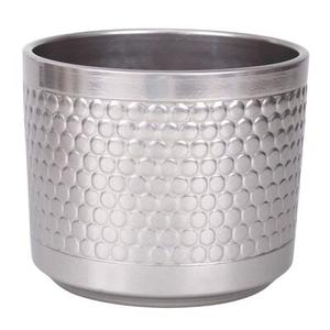 Osłonka cylinder 14 cm chrom srebrny