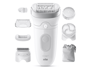 Depilator BRAUN Silk Epil SE7-060 Biało-różowy