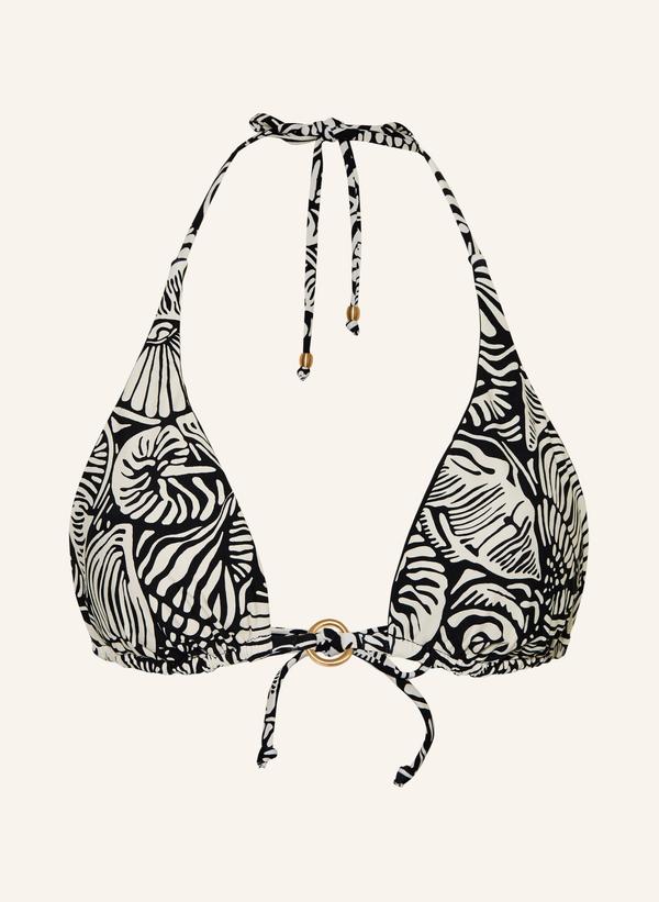Seafolly Dwuczęściowy Bikini Shells Z Trójkątnymi Stanikami, Dwustronne schwarz