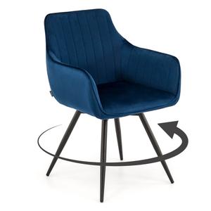 Krzesło obrotowe DC-0084-2 niebieskie | OUTLET