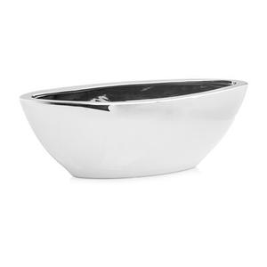 Osłonka ceramiczna łódka srebrna 11 cm