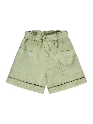 Guess Szorty materiałowe J3GD03 WE8R0 Zielony Relaxed Fit