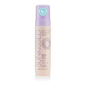 Sunkissed Self-Tan Mousse Pianka Brązująca do Ciała Dark 200ml