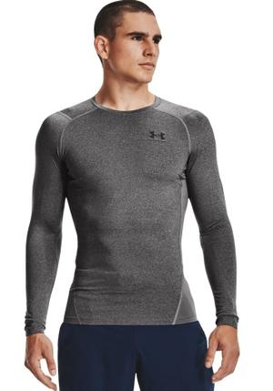 UNDER ARMOUR koszulka treningowa długi rękaw UA HG Armour Comp LS szara (L)