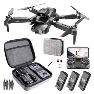 Dron Z Podwójną Kamerą Profesjonalny Zdalnie Sterowany Walizka APLIKACJA