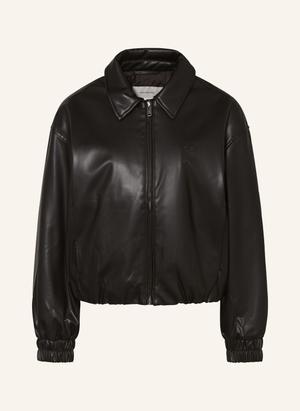 Calvin Klein Jeans Kurtka W Stylu Skórzanym schwarz