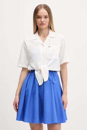 Tommy Jeans koszula damska z lnem