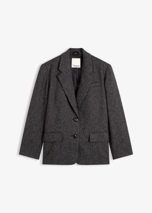 Żakiet oversize z wysokogatunkowej mieszanki wiskozy