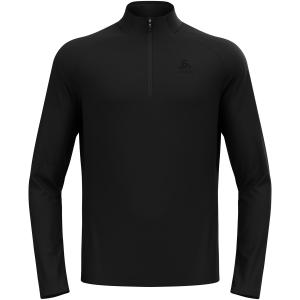 ODLO Bluza męska Essential Light Mid Layer 1/2 zip czarna (L)